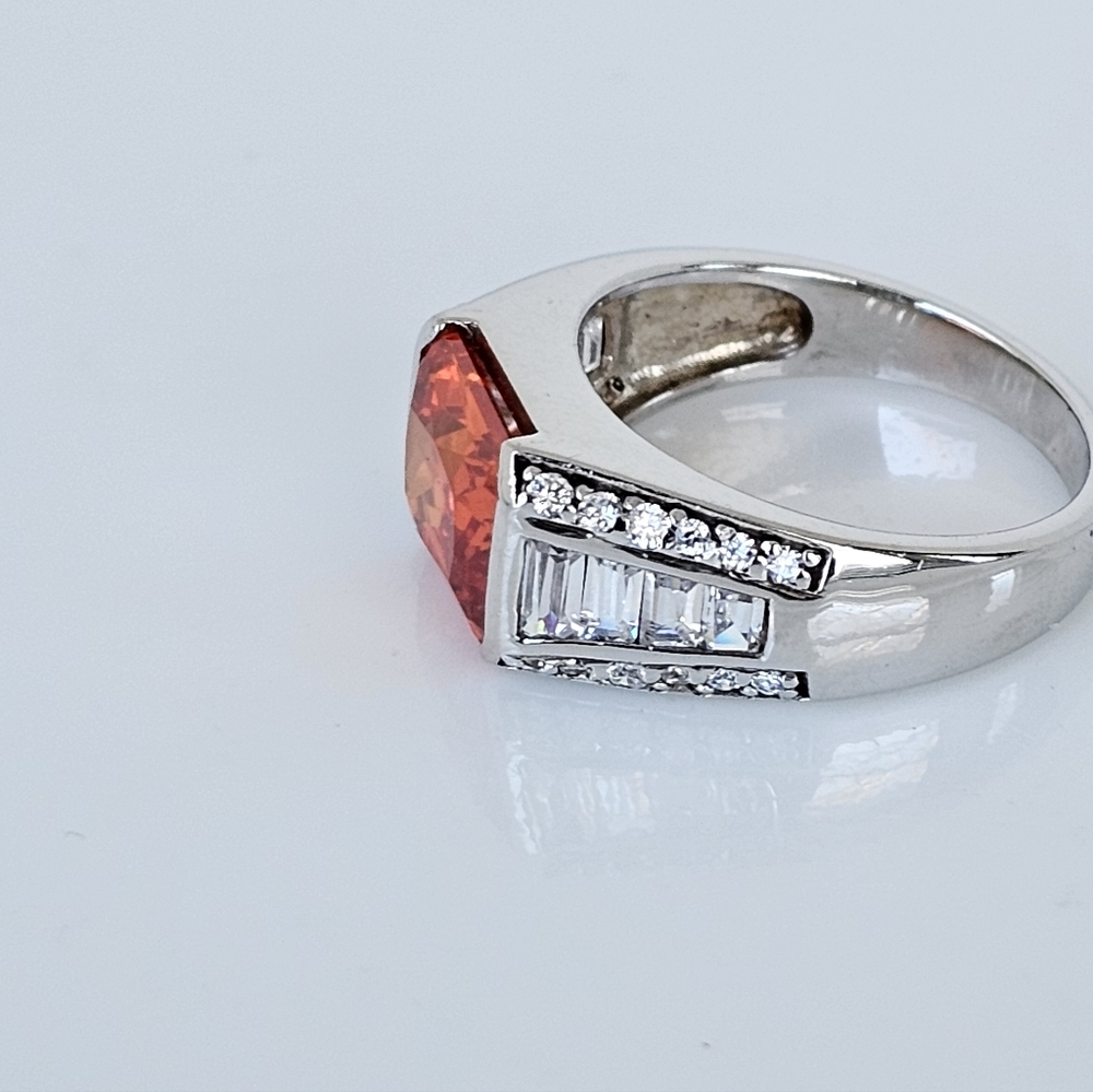Vintage Victoria Wieck Absolute Gemstones Sterling Silver Ring Sz 8! - Picture 13 of 14